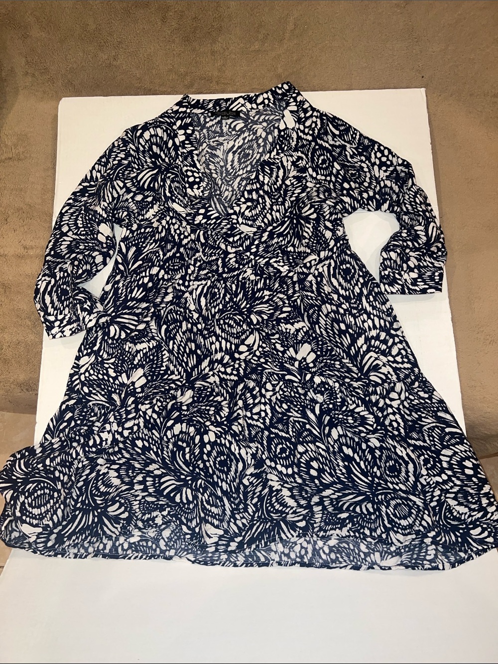 Rachel Zoe Navy & White Summer Dress